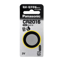 コイン形リチウム電池 CR2016