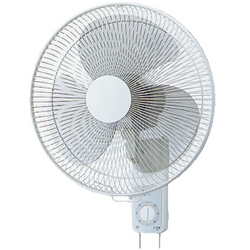 壁掛扇風機 引きひもタイプ （グレー）