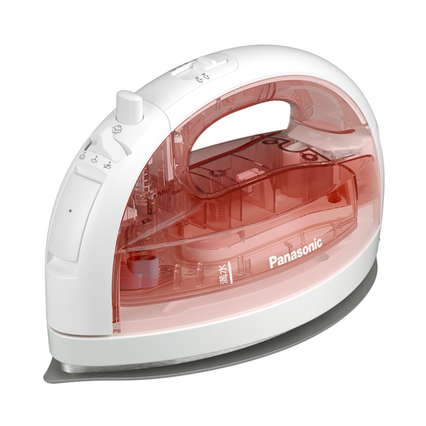 コードレススチームアイロン（クリアピンク）