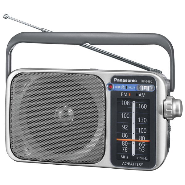 FM/AM 2バンドレシーバー （シルバー）