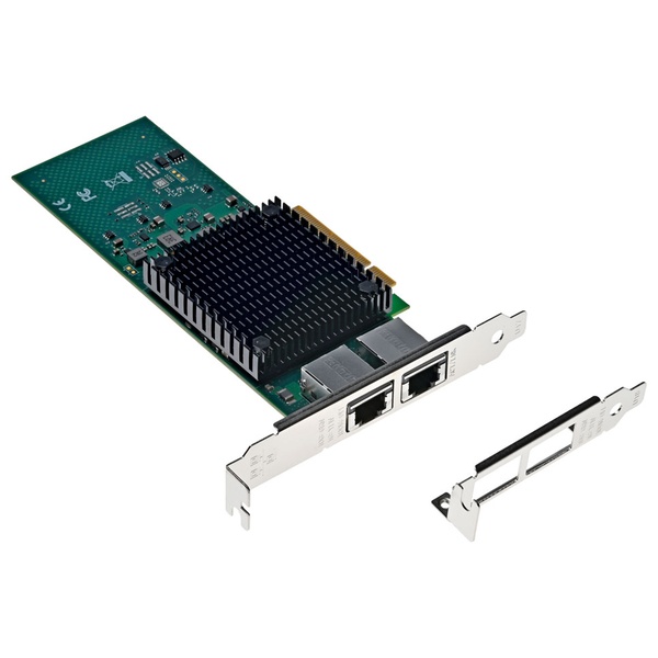 PCIeバス対応 SFP+ 10G 2ポート LANアダプター