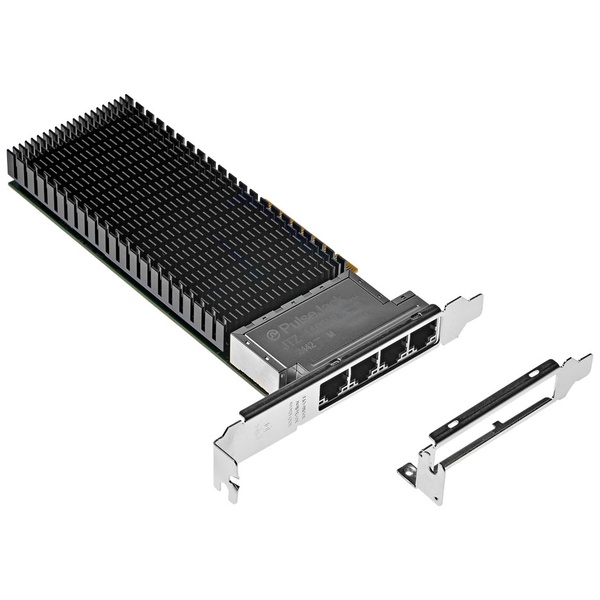 PCIeバス対応 10GBASE-T 4ポート LANアダプター