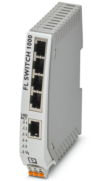 産業用イーサネットスイッチ/薄型イーサネットスイッチ/10・100Mbps/RJ45ポート×5