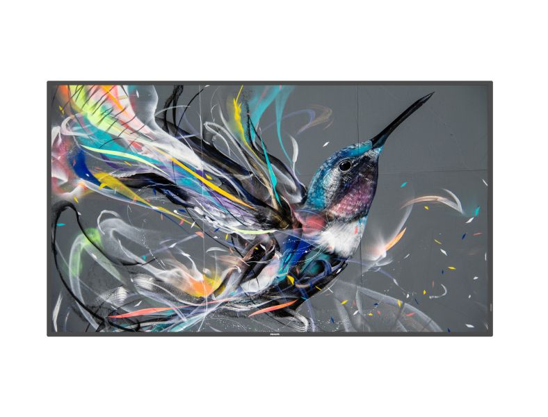 液晶ディスプレイ（サイネージ） 55型/3840×2160/DVI、HDMI/ブラック/スピーカー：有り/Android：無し/4K