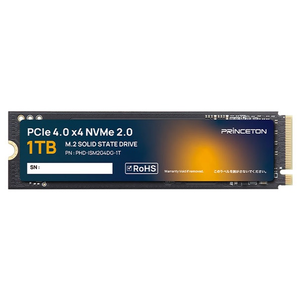 M.2 PCIe 4.0 x4 NVMe 2.0 対応 内蔵型SSD (1TB)