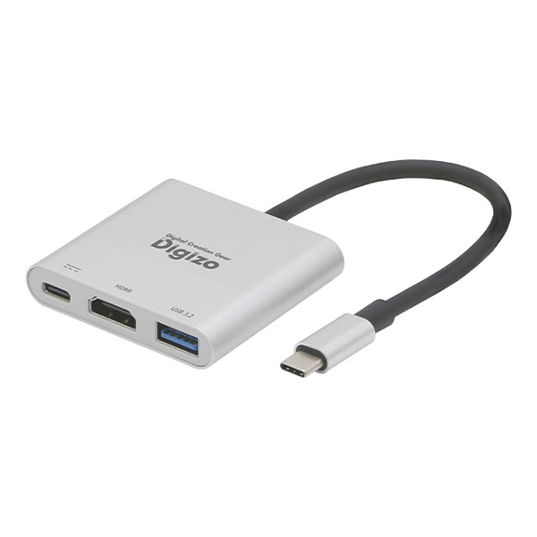 PD65W対応 USB Type-C ミニドッキングステーション
