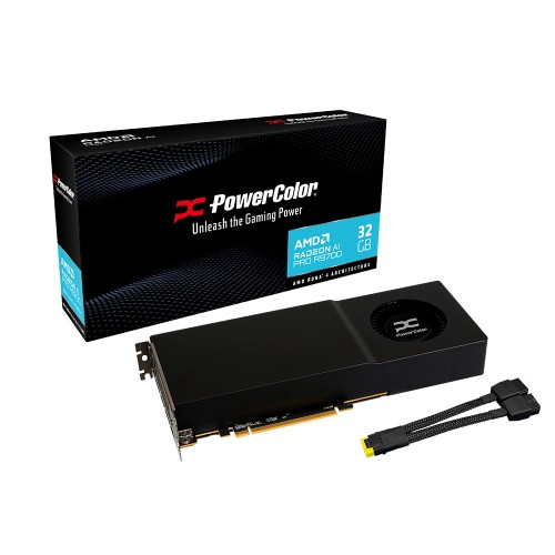 AI PRO R9700 32G-B/AMD Radeon AI PRO R9700 グラフィックカード/AMD RDNA 4/32GB GDDR6/PCIE 5.0/2スロット ブロワーファン