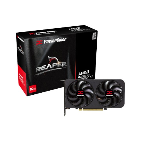 Reaper AMD Radeon RX 9060 XT 16GB GDDR6 グラフィックカード/2スロット デュアルファンクーラー