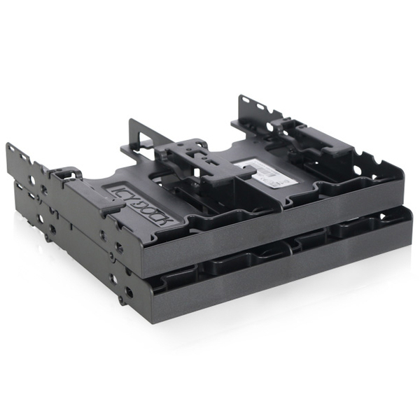 ICYDOCK 4x2.5インチHDD/SSD搭載用ブラケット 5.25インチベイサイズ