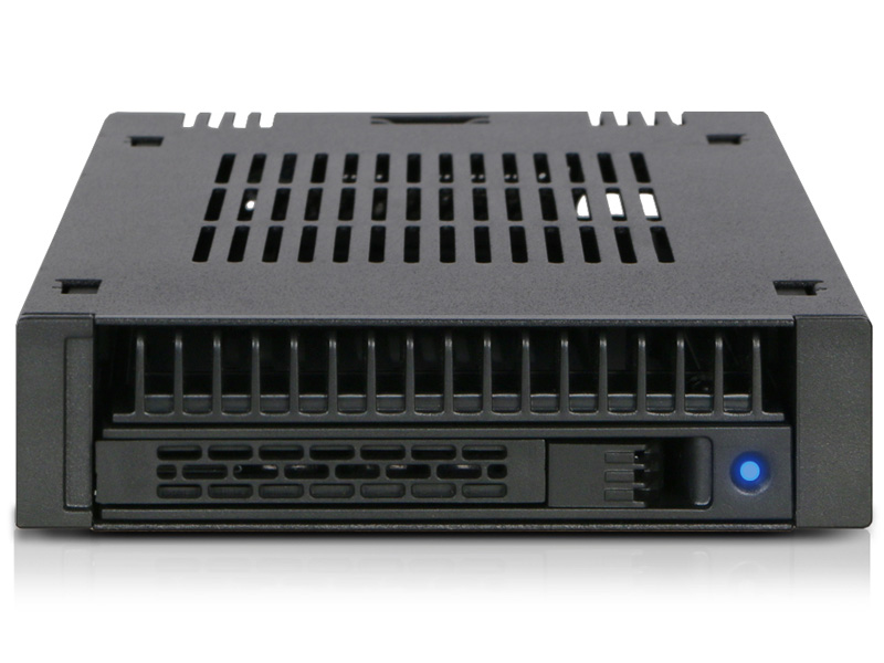 ICYDOCK　1x2.5インチ SATA SSD / HDD搭載用リムーバブルケース 3.5インチベイサイズ ツールレスタイプ