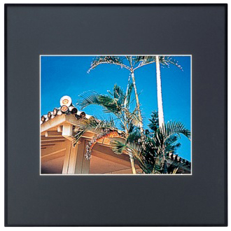 FUJICOLOR アルミ額縁 スクエアーマットフレーム HQA202 ブラック 4切