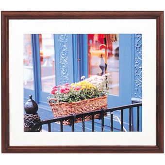 FUJICOLOR 木製額縁 YM-3 キャビネ(2L) ブラウン