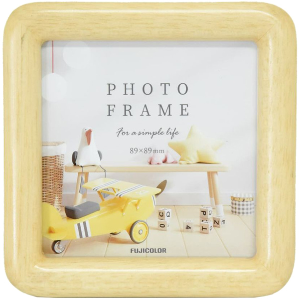 FUJICOLOR 木製フォトスタンド 4101SQ ましかく(89×89) 木地
