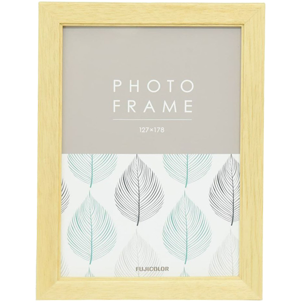 FUJICOLOR 木製フォトスタンド 4411K 2Lサイズ 木地