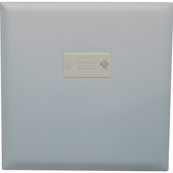 写真台紙 アニバーサリー AN-1 表紙のみ ブルー 3面