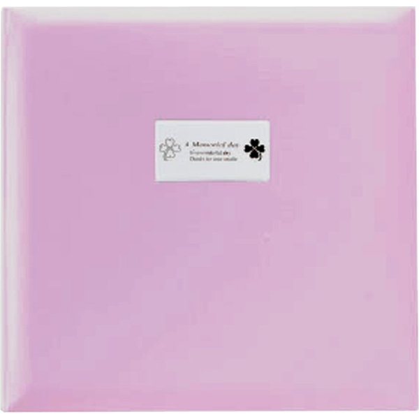 写真台紙 アニバーサリー AN-2 表紙のみ ピンク 3面