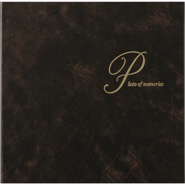 写真台紙 フォトオブメモリー POM-2 表紙のみ ブラウン 2面