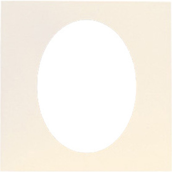 写真台紙 ポートレートDPR-1専用別売マット 立・横兼用 (六切・楕円)