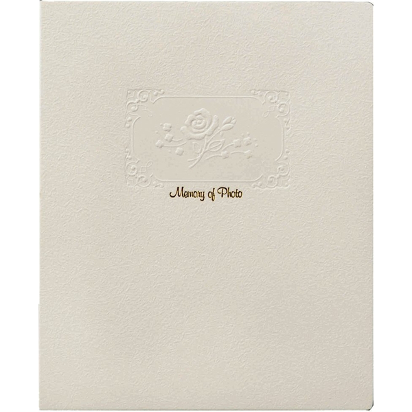 写真台紙 MMV-1 1面(雲龍紙付) 大キャビネ 立(2L) ホワイト