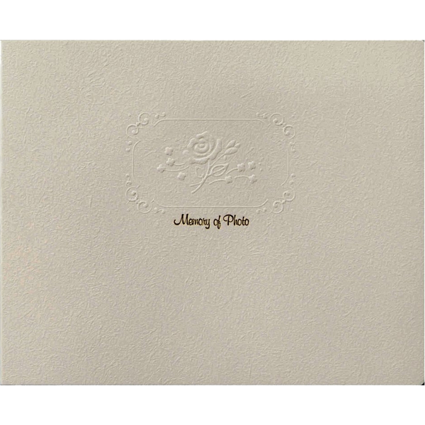 写真台紙 MMV-1 1面(雲龍紙付) 大キャビネ 横(2L) ホワイト