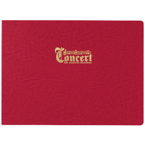 写真台紙 コンサート台紙 2面 レッド