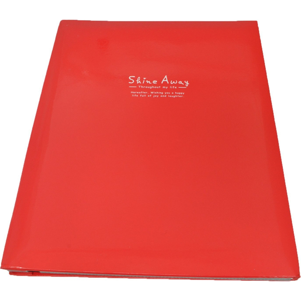 写真用アルバム キングA4フリーアルバム レッド