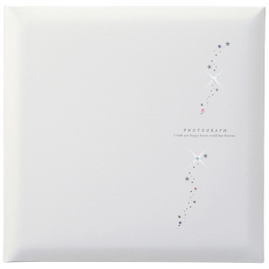 写真台紙 ジュエルスター JS6-3-W 表紙のみ ホワイト 5冊組 3面