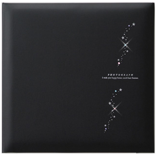 写真台紙 ジュエルスター JS6-3-B 表紙のみ ブラック 5冊組 3面