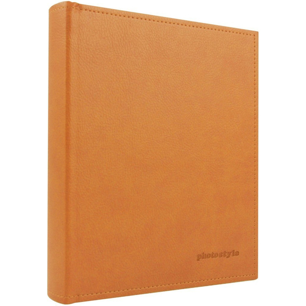 KING 写真用アルバム レザーポケットアルバム L 200 オレンジ