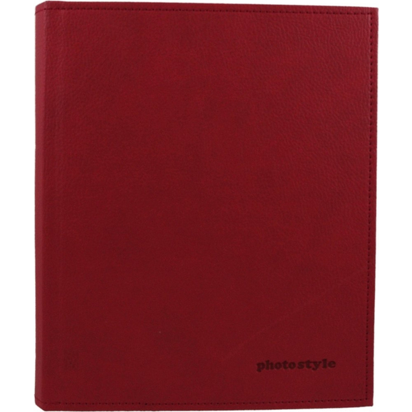 KING 写真用アルバム レザーポケットアルバム L 100 レッド