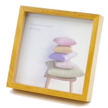 KING フォトフレーム 木製額 JK101 スクエア ブラウン