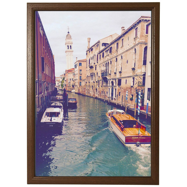 KING 木製額 グラン A2 ブラウン (マット無し)