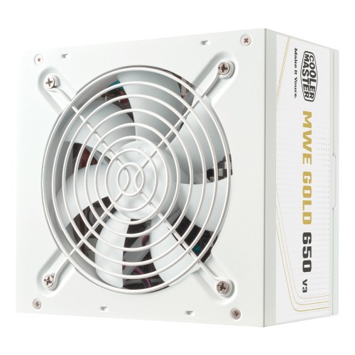 MWE Gold 650 V3 ATX 3.1 White Edition Non-Modular/非モジュラー電源ユニット/ATX 3.1対応/80PLUS Gold認証/静音HDBファン/5年保証/ホワイト