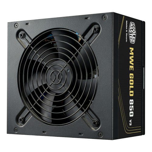 MWE Gold 850 V3 ATX 3.1 Non-Modular/非モジュラー電源ユニット/ATX 3.1対応/12V-2x6ケーブル搭載/80PLUS Gold認証/静音HDBファン/5年保証/ブラック