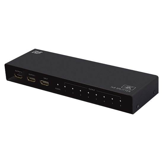 4K60Hz 1入力8出力 HDMI分配器