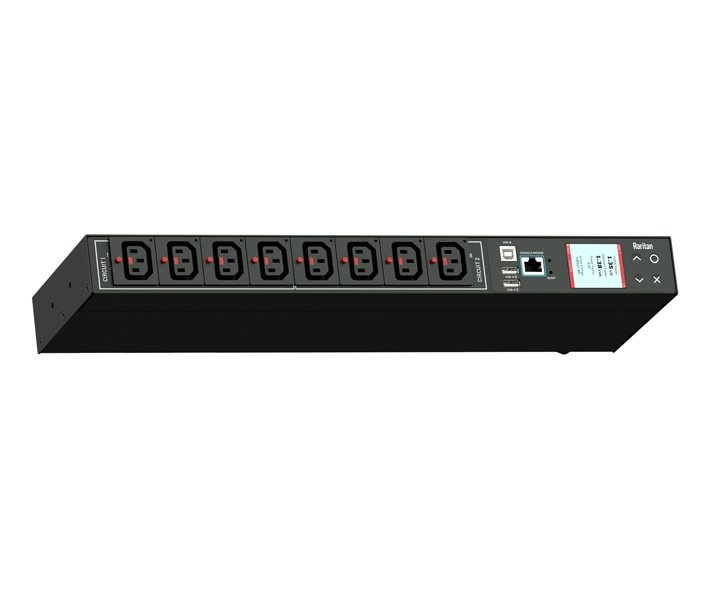 iPDU 単相 AC200V 30A 入力プラグ：NEMA L6-30P アウトレット：IEC60320 Locking C13(8) 6.0kVA 1Uタイプ