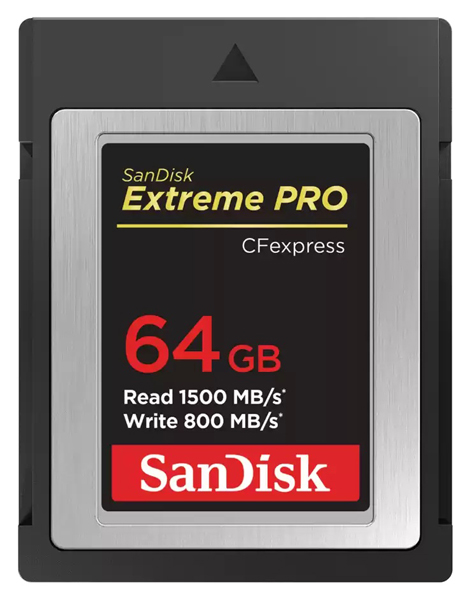 SanDisk エクストリーム プロ CFexpress Type B カード 64GB