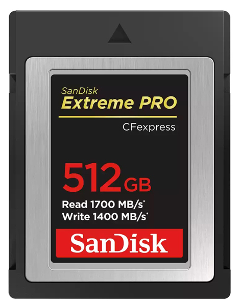 SanDisk エクストリーム プロ CFexpress Type B カード 512GB
