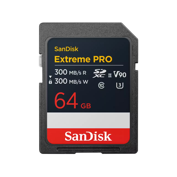 SanDisk ExtremePro SDXC UHS-IIカード 64GB