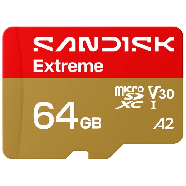SANDISK microSD Extreme 64GB SDSQXAH-064G-JN3MA