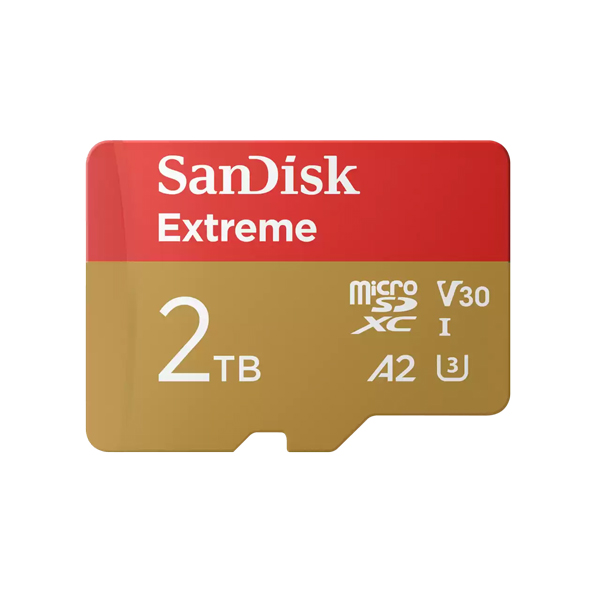 SanDisk Extreme microSDXC UHS-Iカード 2TB