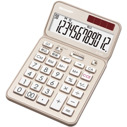 電卓 12桁 （ナイスサイズタイプ） シャンパンゴールド