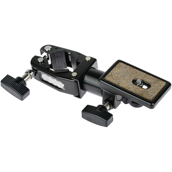 三脚アクセサリー クランプヘッド38N クランプ式 三脚の脚などのパイプに挟んで使用 耐荷重3kg