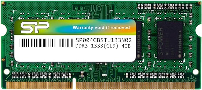 メモリモジュール 204Pin SO-DIMM DDR3-1333(PC3-10600) 4GB ブリスターパッケージ