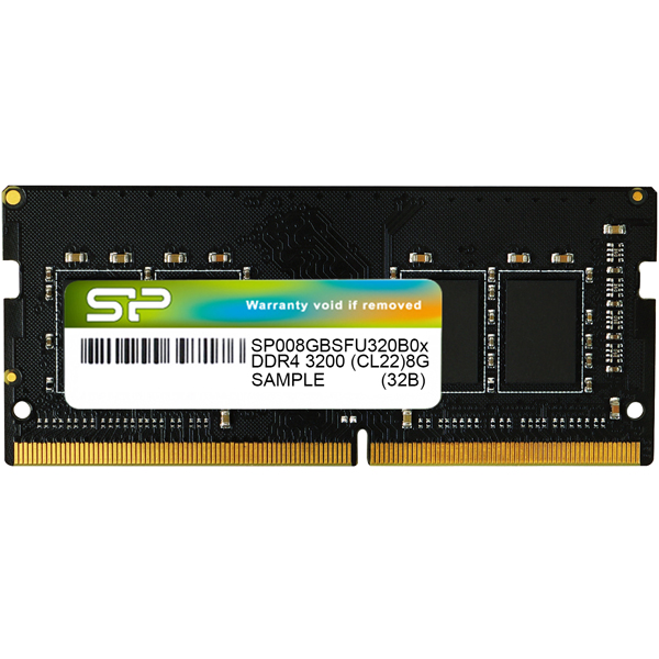 メモリモジュール 260pin DDR4-3200 PC4-25600 CL22 1.2V Non-ECC SODIMM 8GB
