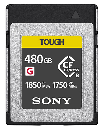 CFexpress Type B メモリーカード 480GB