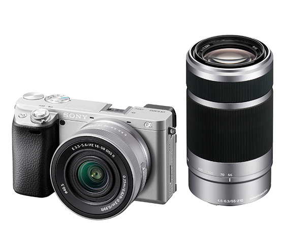 デジタル一眼カメラ α6400 ダブルズームレンズキット シルバー