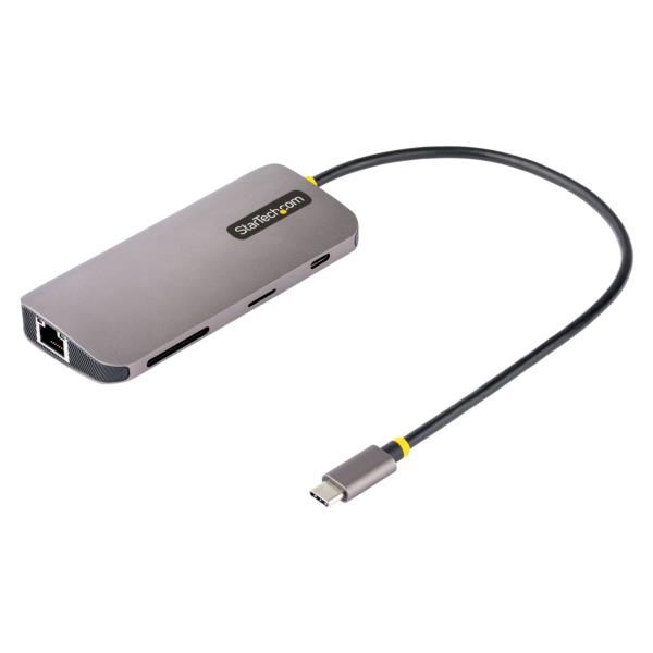 マルチポートアダプター/USBType-C接続/シングルモニター/4K60HzHDMI/100WUSBPD/3xUSB-A(5Gbps)ハブ/GbE