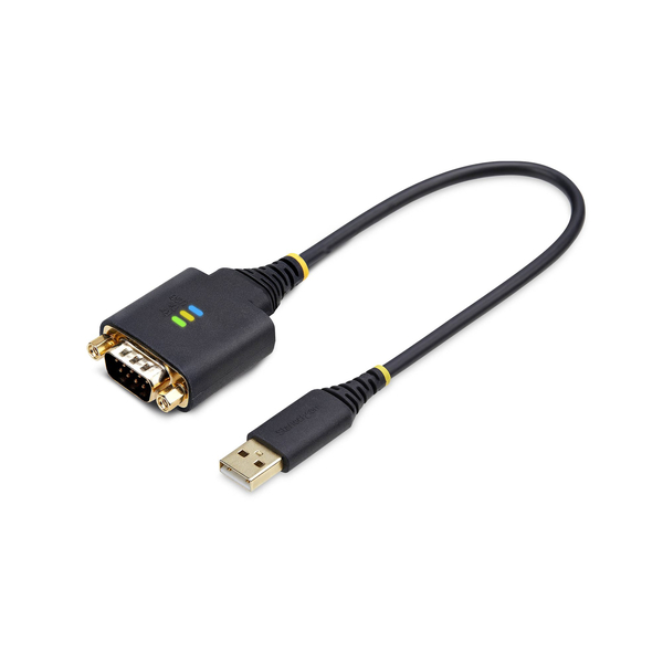 USB - RS232Cシリアル変換ケーブル/ストレート/30cm/1ポート/オス・オス/ESD保護/DB9コンバーター
