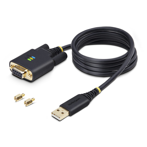 USB - RS232Cシリアル変換ケーブル/クロス/USB 2.0/1m/1ポート/ESD/シリアルコンバーター